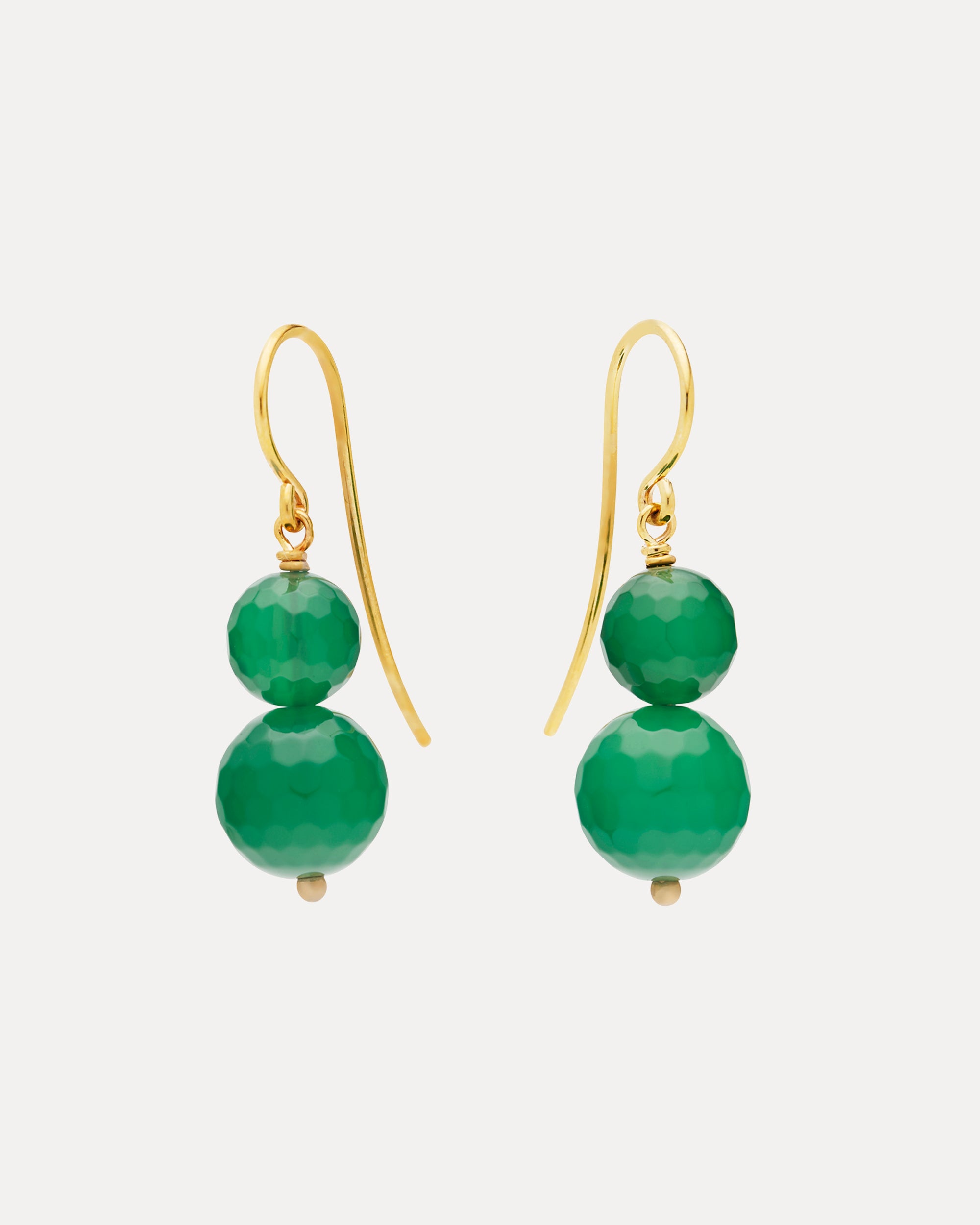 9CT GREEN AGATE MARIBEL EARRINGS | JAN LOGAN – Jan Logan