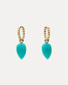 9CT ORIANA AMAZONITE INTERCHANGEABLE DROPS