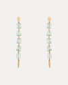 9CT NIELSEN GREEN AMETHYST DROP EARRINGS