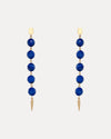 9CT NIELSEN LAPIS DROP EARRINGS