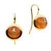 9CT CORNELIAN DEL CORSO EARRINGS