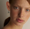 9CT AQUAMARINE NIELSEN EARRINGS