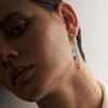 9CT NIELSEN AQUAMARINE DROP EARRINGS