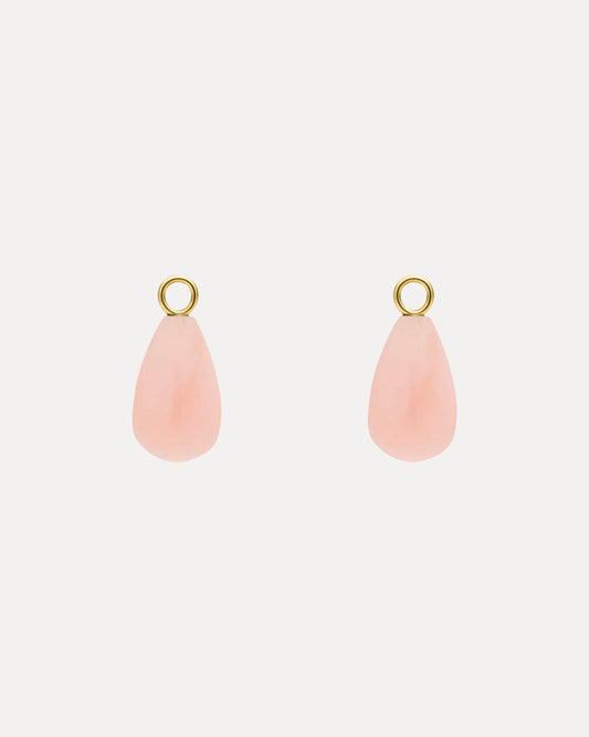 9CT ORIANA PINK OPAL INTERCHANGEABLE DROPS