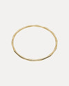 9CT YELLOW GOLD BAMBOO BANGLE