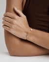 9CT PEARL HAVALINA BANGLE