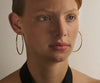 9CT MEDIUM HOOP EARRINGS