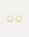 9CT CIRCLE EARRINGS
