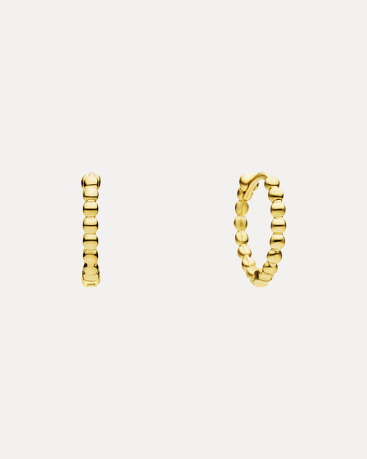 9CT ORIANA HUGGIE EARRINGS