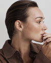 9CT ADALITA HUGGIE EARRINGS