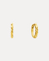 9CT ANU HUGGIE EARRINGS
