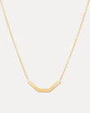 9CT MATRIX BAR PENDANT