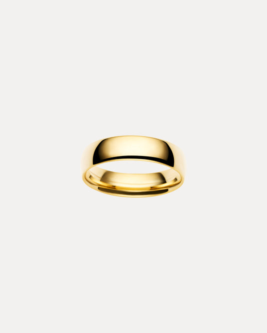 18CT YELLOW GOLD WEMBLEY WEDDING BAND