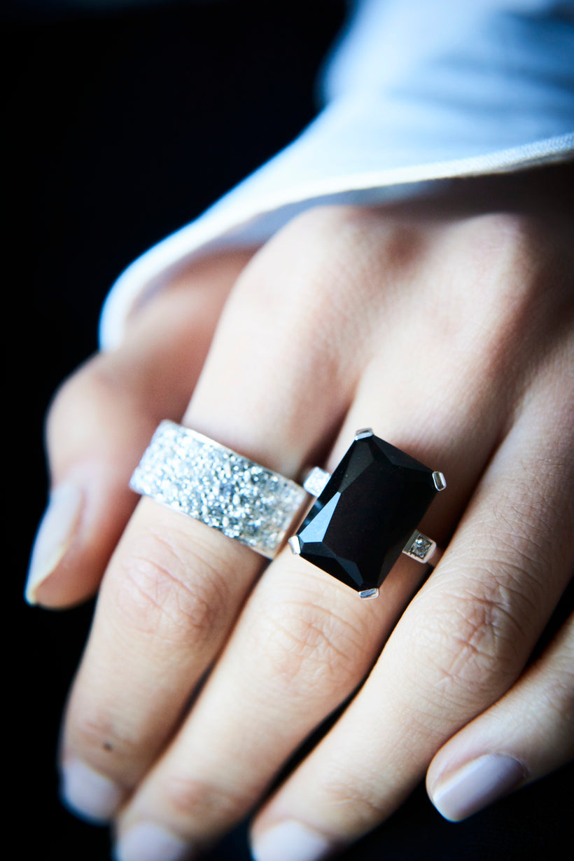 18CT DIAMOND WRAP RING