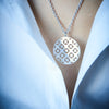 STERLING SILVER GATSBY PENDANT