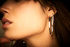 18CT DIAMOND HUDSON HOOK EARRINGS