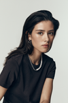 STERLING SILVER NAMOI DROP STUD EARRINGS