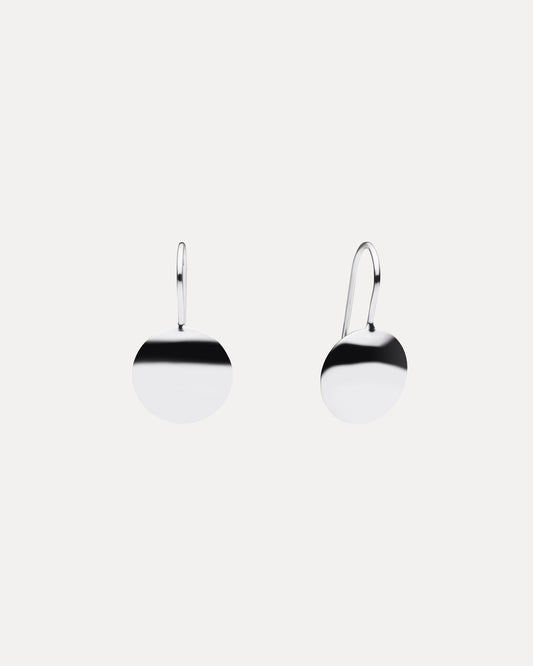 STERLING SILVER SNOWBALL EARRINGS