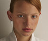 STERLING SILVER OTTO HORIZONTAL STUD EARRINGS