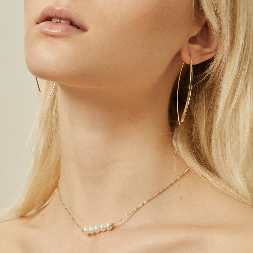 9CT GOLD PEARL TAIKA PENDANT