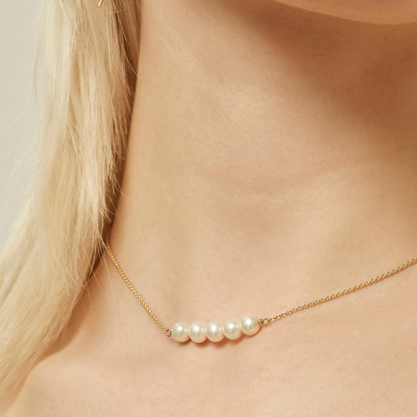 9CT GOLD PEARL TAIKA PENDANT