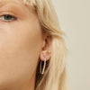 18CT DIAMOND HUDSON EARRINGS