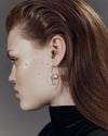 9CT ROSE GOLD PINK PEARL GATTACA EARRINGS