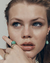 9CT CHRYSOPRASE GENEVIEVE RING