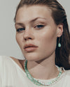 9CT CHYRSOPRASE ORNELLA EARRINGS