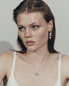 9CT CHRYSOPRASE GENEVIEVE PENDANT