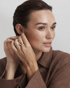 9CT GREEN AMETHYST VIRAGO RING