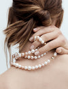 9CT PINK & WHITE PEARL PARADISE CIRCUS FLAPPER