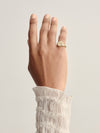 9CT DIAMOND FORTUNA SIGNET RING