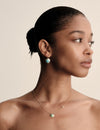 9CT AMAZONITE DEL CORSO PENDANT