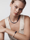 9CT LAPIS & PEARL LA DOLCE BRACELET
