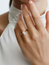 18CT YELLOW GOLD DIAMOND CAMDEN RING