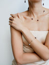 9CT PEARL & PEACOCK PEARL LENA NECKLACE