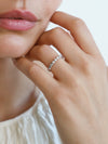 18CT WHITE GOLD DIAMOND PIMLICO BAND
