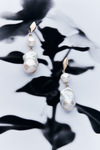 9CT BAROQUE & PEARL LENA EARRINGS