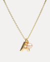 9CT PINK PEARL DETACHABLE AMATE PENDANT