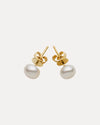 9CT SMALL FRESHWATER PEARL BUTTON STUD EARRINGS
