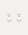 STERLING SILVER PEARL CATE EARRINGS