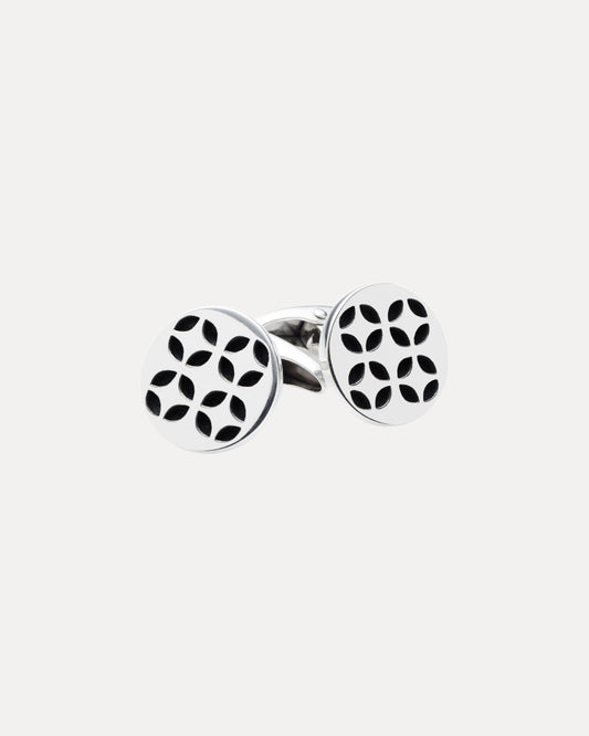STERLING SILVER GATSBY CUFFLINKS