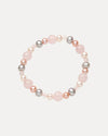 PEARL & ROSE QUARTZ EVA BABY BRACELET