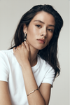 9CT OTTO DROP STUD EARRINGS