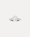 18CT WHITE GOLD DIAMOND GROSVENOR RING