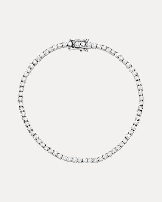 18CT DIAMOND TENNIS BRACELET