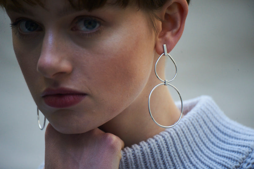 STERLING SILVER LINOSA EARRINGS
