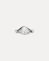 18CT WHITE GOLD DIAMOND THAMES RING