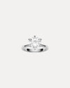 18CT WHITE GOLD DIAMOND MAYFAIR RING